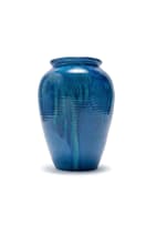 Linn Ware/Ceramic Studio; Blue vase
