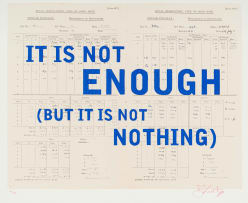 William Kentridge; It Is Not Enough (But It Is Not Nothing)