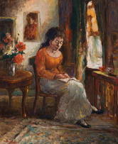 Alexander Rose-Innes; Seated Woman Reading