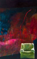 Bridget Shelton; Green Armchair