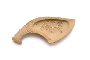 Kalahari Studio; Ladle holder with a lion motif