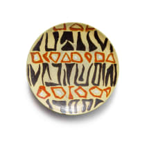 Kalahari Studio; Platter with geometric patterns