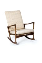 Ib Kofod-Larsen; Teak rocking chair (attributed to Ib Kofod-Larsen), Denmark