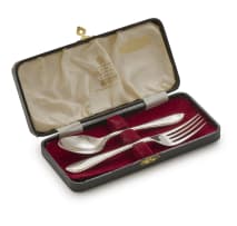 An Elizabeth II silver spoon and fork, Viners Ltd, Sheffield, 1967