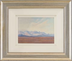 Jacob Hendrik Pierneef; A Mountainous Landscape