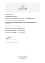 Kanonkop; Cabernet Sauvignon; 2000; 1 (1 x 1); 18000ml