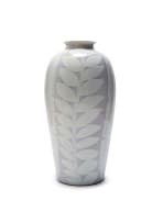 Kalahari Studio; Lamp base with leaf motif