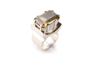 Margaret Richardson large citrine ring