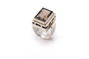 Margaret Richardson smoky quartz ring