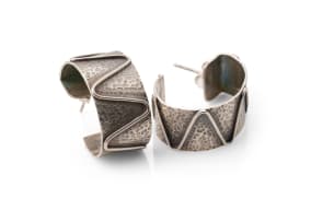 Kurt Jobst zig-zag earrings