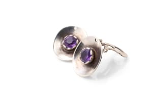 Kurt Jobst amethyst earrings