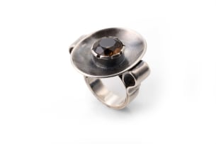 Kurt Jobst smoky quartz ring