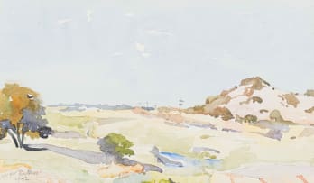 Walter Battiss; Landscape with Trees