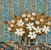 Esias Bosch; Flowers in a vase