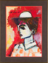 Carl Büchner; Clown in Red