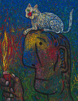 Norman Catherine; Portrait with Cat