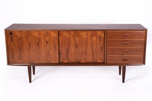 Frystark; Burmese teak 'Status' sideboard, South Africa