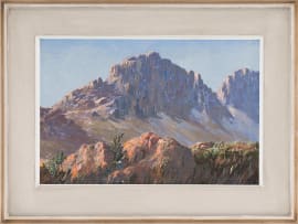 George Paul Canitz; Mountain Scene