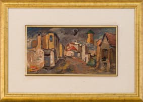 Gregoire Boonzaier; Street Scene