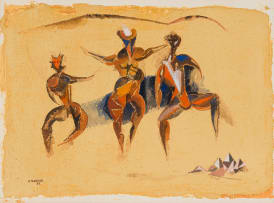 Cecil Skotnes; Three Figures