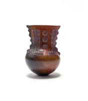 Jabulile Nala; Vessel with incised and relief decoration