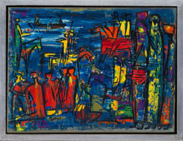 Walter Battiss; Figures, Horses and Boats