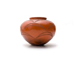 Ian Garrett; Large vessel with incised decoration