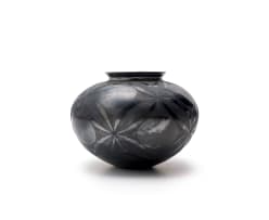 Ian Garrett; Vessel with incised floral decoration