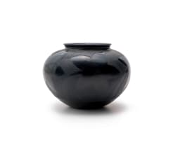 Ian Garrett; Small vessel with incised floral decoration