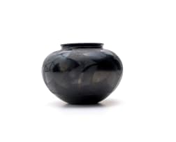 Ian Garrett; Small vessel with incised floral decoration