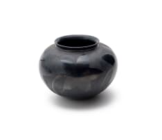Ian Garrett; Small vessel with incised floral decoration