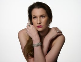 Diamond Art Deco bracelet, circa 1945