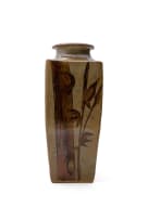 Tim Morris; Floor vase with bamboo and flower decoration