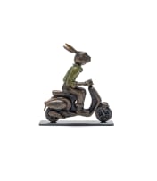 Carol Cauldwell; Rabbit on a Vespa
