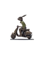 Carol Cauldwell; Rabbit on a Vespa