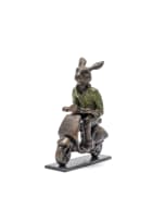 Carol Cauldwell; Rabbit on a Vespa