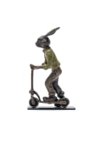 Carol Cauldwell; Rabbit on a Scooter