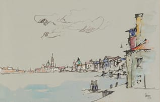Gregoire Boonzaier; Harbour Scene