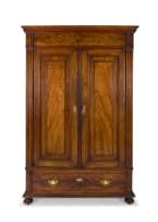 Adam style mahogany cabinet, 19th century