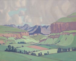 Jacob Hendrik Pierneef; Naby Ficksburg, Oos Vrystaat (Near Ficksburg, East Free State)