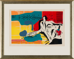 Walter Battiss; Marathon, page from Nesos