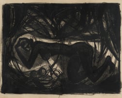 Maurice van Essche; Reclining Nude