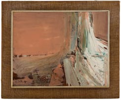 Sidney Goldblatt; Abstract Landscape in Peach