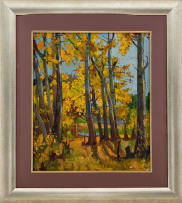 Piet van Heerden; Autumn Trees