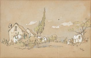 Gregoire Boonzaier; Landscape with Houses