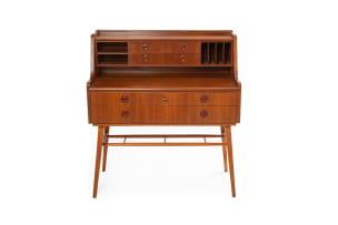 Bröderna Gustafsson; Teak writing desk, for Bröderna Gustafsson, Sweden