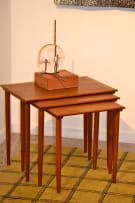 Nest of three teak tables, Denmark