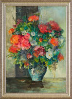 Jan Dingemans; Mixed Flowers in a Vase