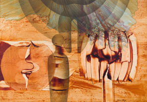 George Boys; Abstract Composition in Brown