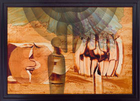 George Boys; Abstract Composition in Brown
